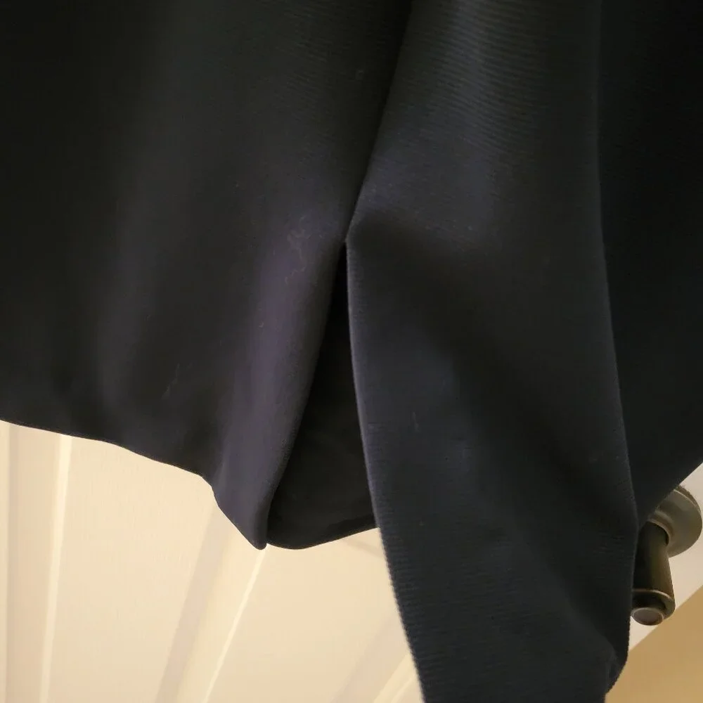 Badgley Mischka Formal Navy Blue Dress Size 14 - Picture 3 of 6